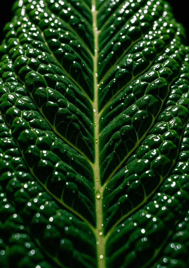 Estructura biológica de una planta